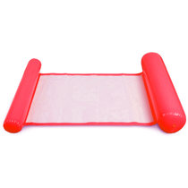 带网水上吊床可折叠靠背浮排充气躺椅浮床沙发水上游乐充气沙发tp1170(红色)