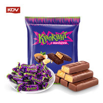 KDV克力味夹心糖500g （代可可脂）紫皮糖喜糖糖果俄罗斯进口