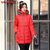 鸭鸭 新款潮冬季羽绒服女中长款轻薄修身外套显瘦韩范B-3930(红色 170)