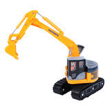 力利工程车挖土车 挖掘机可旋转 儿童模型玩具