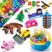 启蒙儿童积木玩具兼容乐高塑料2902 10-12岁好学积木球