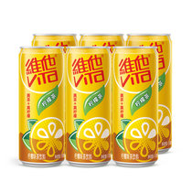 维他奶维他柠檬茶饮料310ml*6罐铝罐装 柠檬果味红茶 饮品