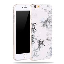 木木（MUNU）苹果 iPhone6/6s 4.7英寸 手机壳 手机套 保护壳 保护套 外壳 浮雕壳 彩绘壳 TPU软套(水墨画)