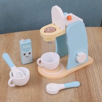 儿童玩具木制过家家仿真过家家厨房玩具套装玩具 全款6件套(咖啡机 默认版本)