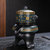 自动茶具单个懒人石磨旋转出水功夫茶壶复古时来运转自动冲泡茶器(热推茶壶-210ml)