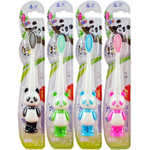 【1支装】儿童卡通熊猫牙刷软毛细毛舒适牙刷  3-12岁适用 发货颜色随机