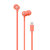 Beats urBeats 3（Lightning接口）耳机入耳式重低音降噪苹果耳机(珊瑚色-新包装)