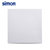 SIMON 西蒙（Simon）E6系列86型墙壁开关插座空白安装面板白板盖板空白挡板板雅白(白色)