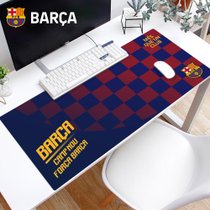 巴塞罗那俱乐部商品丨巴萨超大鼠标垫加厚防滑电竞游戏梅西球迷(经典红蓝)