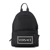 Versace男士黑色图案双肩背包DFZ5350-DNYVER-KNBN黑色 时尚百搭