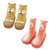棉果果春秋新品2双装地板袜婴幼儿袜子防滑鞋袜宝宝学步袜(粉色 颜色)