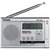 德生(Tecsun) DR-910 收音机 全波段 老年人半导体收音机 钟控数字显示 银色