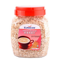 优佳即食燕麦片1kg 马来西亚进口（EUROCOW）燕麦片无添加纯燕麦片营养早餐