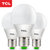 TCL照明 led灯泡节能球泡灯 E27螺口球泡超亮led单灯光源(5W LED正白光 3只装)
