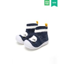 巴拉巴拉学步鞋 防滑软底男1-3岁婴儿鞋子机能鞋女童新款冬季袜靴(20 深蓝)