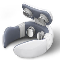奥克斯(AUX)颈椎按摩仪无线遥控多功能振动脉冲护颈仪 H61(顶配款 遥控 白色)