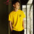 富贵鸟 FUGUINIAO 短袖T恤男时尚休闲夏季潮流短袖 18146FG1818(黄色 M)
