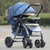 Bair 贝尔欧洲高景观婴儿推车折叠可躺双向铝合金婴儿车手推车童车(海洋蓝)