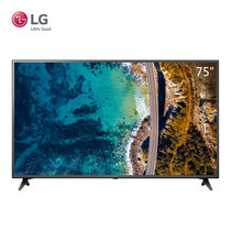 LG 75UK6200PCB 75英寸4K超高清大屏智能液晶电视机  IPS硬屏HDR超级环绕立体声(黑 75英寸)