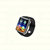 【关珊】创意新款烤瓷闹钟全兼容智能手表 男女手表手机送礼佳品(黑色 正品保证)