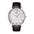 天梭/Tissot手表 俊雅系列钢带石英男士手表T063.610.11.038.00(银壳白面棕带)