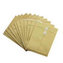 得力（deli）5910文件袋　PP塑料档案袋 防水 A4 PP材质 宽底文件袋 带标签 12/包