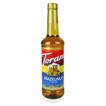 美国进口Torani/特朗尼榛果味糖浆 特罗尼风味果露 玻璃瓶装750ml