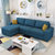 一米色彩布艺沙发简约现代小户型沙发客厅家具可拆洗三人位布沙发转角组合(4号色 三人位不含脚踏)