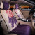 尼罗河澳洲羊毛汽车坐垫手坎垫四季通用短毛座垫羊绒毯垫(花样时光（紫色）)