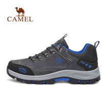 CAMEL 骆驼户外男女徒步鞋 情侣款防滑低帮户外徒步鞋 A732330875/A73330631(A732330875/男/深灰/宝蓝 44)