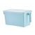 西派珂透明塑料手提保鲜盒 厨房家用水果海鲜密封保鲜盒(蓝色盒体 单个装)
