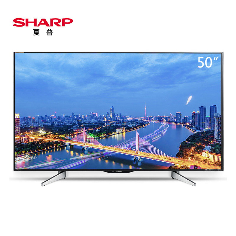 夏普(sharp)lcd-50su560a 50英寸 4k高清客厅电视智能企鹅tv平板液晶