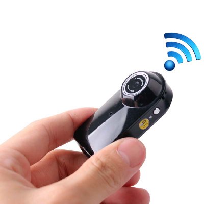 YiLutTong 移路通E7 高清微型摄像机 手机远程无线wifi传输智能监控网络(黑色 标配32G内存)