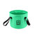 凹凸 户外折叠水桶多功能提水桶 汽车车用水桶 钓鱼洗脸盆 AT6621(绿色)