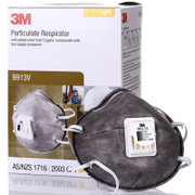 3M 口罩 9913V 活性碳口罩 防PM2.5 异味 雾霾 防毒 10只/整盒装