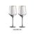 红酒杯套装家用奢华白葡萄酒杯高颜值高脚杯高档水晶香槟杯子欧式(金边红酒杯(2只))