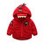 贝壳元素宝宝卡通外套 冬装韩新款男童女童童装儿童加绒加厚衫wt6815(120 红色)