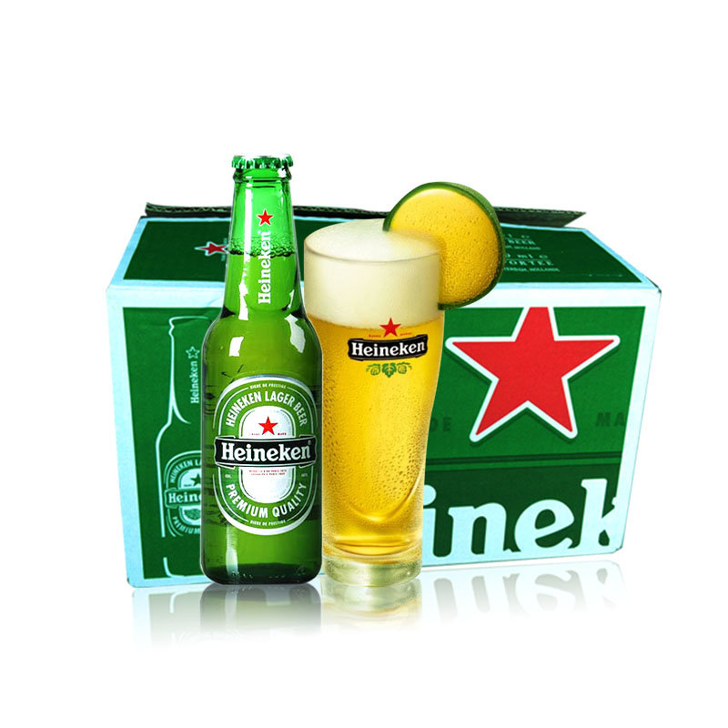 荷兰喜力啤酒 进口啤酒heineken赫尼根啤酒 喜力啤酒 250ml*24瓶