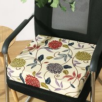45D高密度海绵办公椅垫餐椅木沙发坐垫增高加厚硬防滑可拆洗3050(菊花)