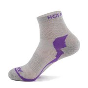 HOT POTATO/户外特工 户外保暖速干Cooldry竹纤维运动袜 袜子(紫色 38-40)
