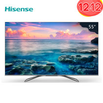海信(hisense) HZ55U7E 55英寸 4K  智能 极地银 ULED  全面屏 电视