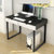 哈骆顿  长100cm台式电脑桌家用办公桌简约写字台简易书桌电脑桌(黑白配)