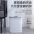 智能感应式垃圾桶家用客厅厨房卫生间自动带盖创意电动垃圾桶(卡其色 默认)