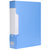 齐心(Comix) PF100AK 资料册 单个 蓝色 大容量100页A4资料册/文件册
