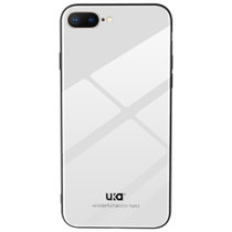 优加(UKA) iPhone8plus/7plus 手机壳 钢化玻璃系列 白