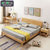 欧尔卡斯北欧床实木床现代简约1.8米双人主卧室婚床1.5米单人床小户日式家具(床+床头柜*2 1.5m)