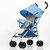 轻便携婴儿推车 可坐躺折叠婴儿车 避震童车伞车 宝宝手推婴儿车(牛仔蓝 普通款（只坐）)