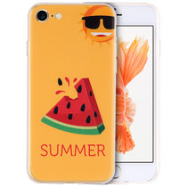 优加 iPhone7/苹果7卡通浮雕彩绘保护套手机软壳Summer(4.7英寸）