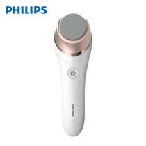 飞利浦 (Philips) 电动美容仪BCR431/00 美足磨脚器修脚器深层清洁去脚跟死皮老茧 玫瑰金 插电源式(BCR431 默认版本)