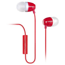 漫步者(EDIFIER) H210P 入耳式耳机 佩戴舒适 多功能线控 红色